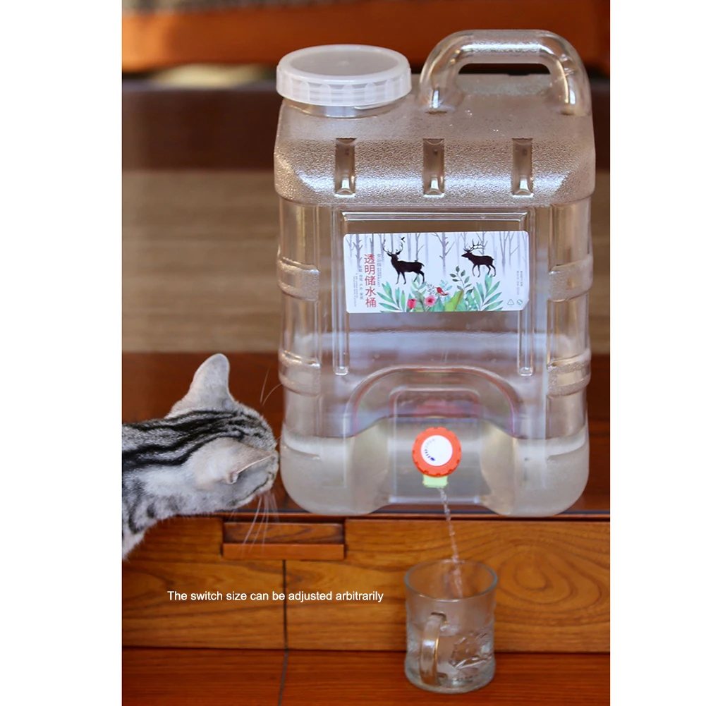 

10/15/20L Camping Portable Water Container with Faucet Outdoor Car Water Storage Tank Home Large-Capacity Wateater Bucket Bag