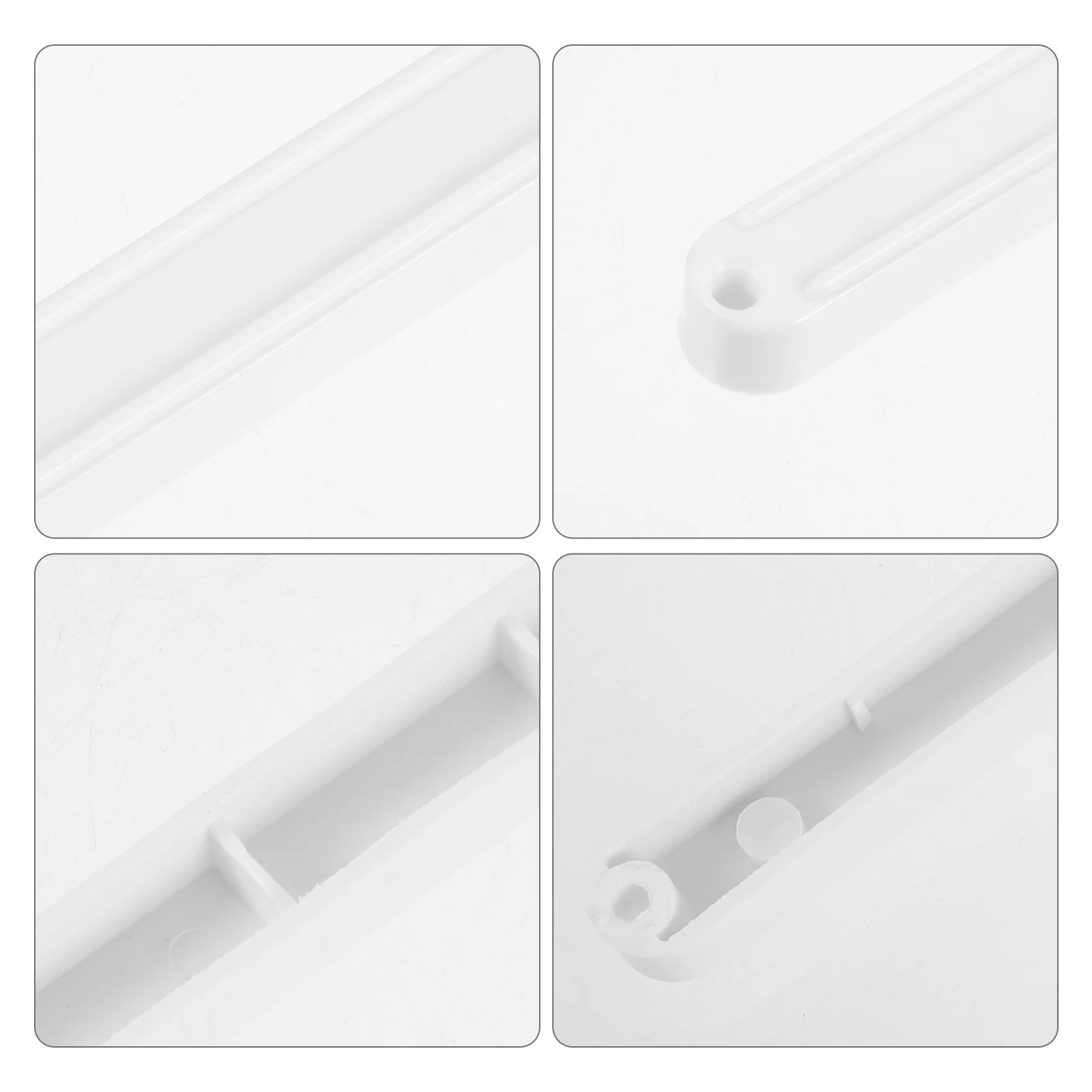 Plastic Drawer Rails Track Side Slides Dressing Table Furniture Guide Glides 235mm Guides and