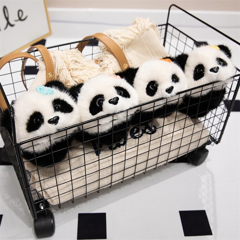 Flor panda clap círculo brinquedos tapa snap envoltório pulseira de pelúcia animal mão anel diversão pop círculos crianças presente aniversário