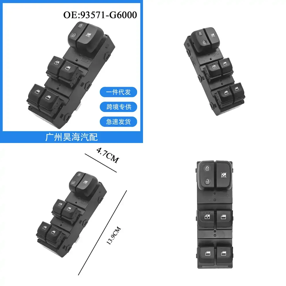 

Window Power Window Switch for Hyundai Kia Picanto 2018 2019 2020 2021 2022 2023 Car Door Glass Lift Control Module Auto