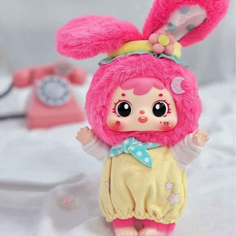 Caja ciega genuina Samuel Tyke3 Happy Picnic Of Bear And Rabbit Series, muñeco de peluche Kawaii, colgante de bolsa, adorno decorativo, regalo sorpresa