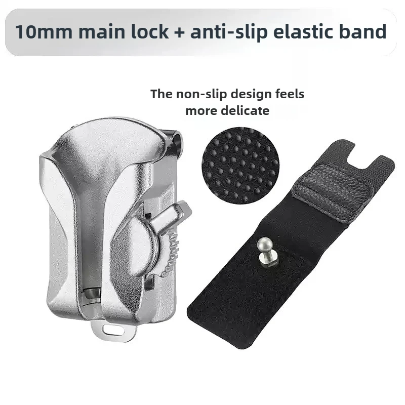 Aluminium Legierung Tragbare Doppel Lock Taille Schnalle Power Werkzeuge Professionelle Schnell Hängen Haken Holz Zimmerei Werkzeuge Zubehör – Detail 10