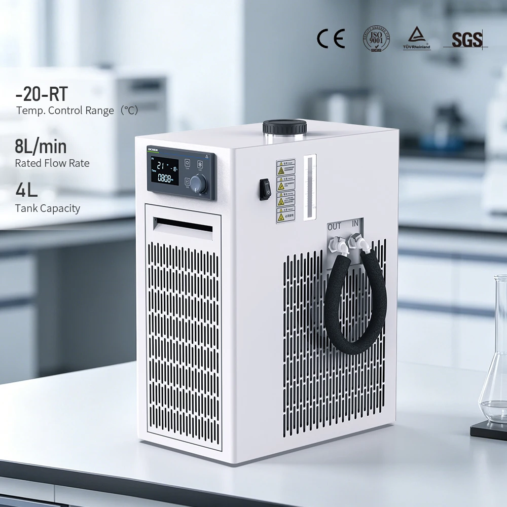 CCA -20 Laboratory Circulating Chiller 600W Cooling Capacity 4L Tank 8L/min Pump