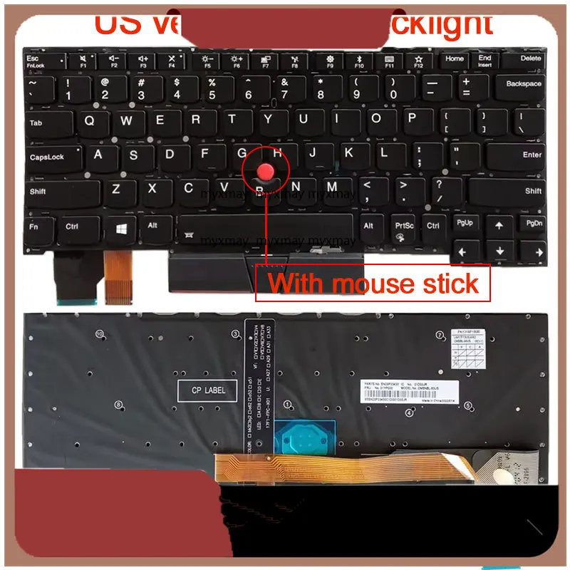 

US New English laptop keyboard For Lenovo Thinkpad X13 Yoga Gen 1 X390 Yoga X395