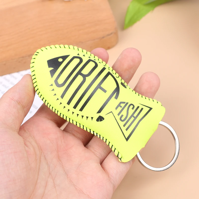 Floating Keychain Boat Keychain Float KeyRing Fish Shaped Buoyant Key Fob for Swimming Water Sport Accessories