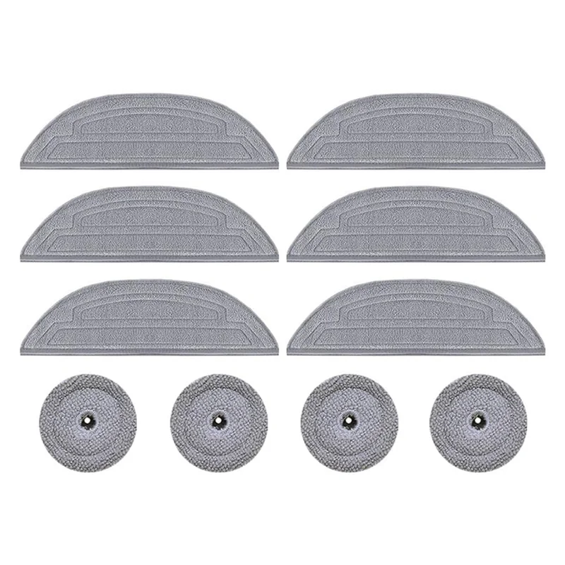 10PCS Mop Pad Refill  For Roborock S8 Max Ultra / S8 Maxv Ultra Robot Vacuum Replacement Washable & Reusable Mop Cloth-Y48A