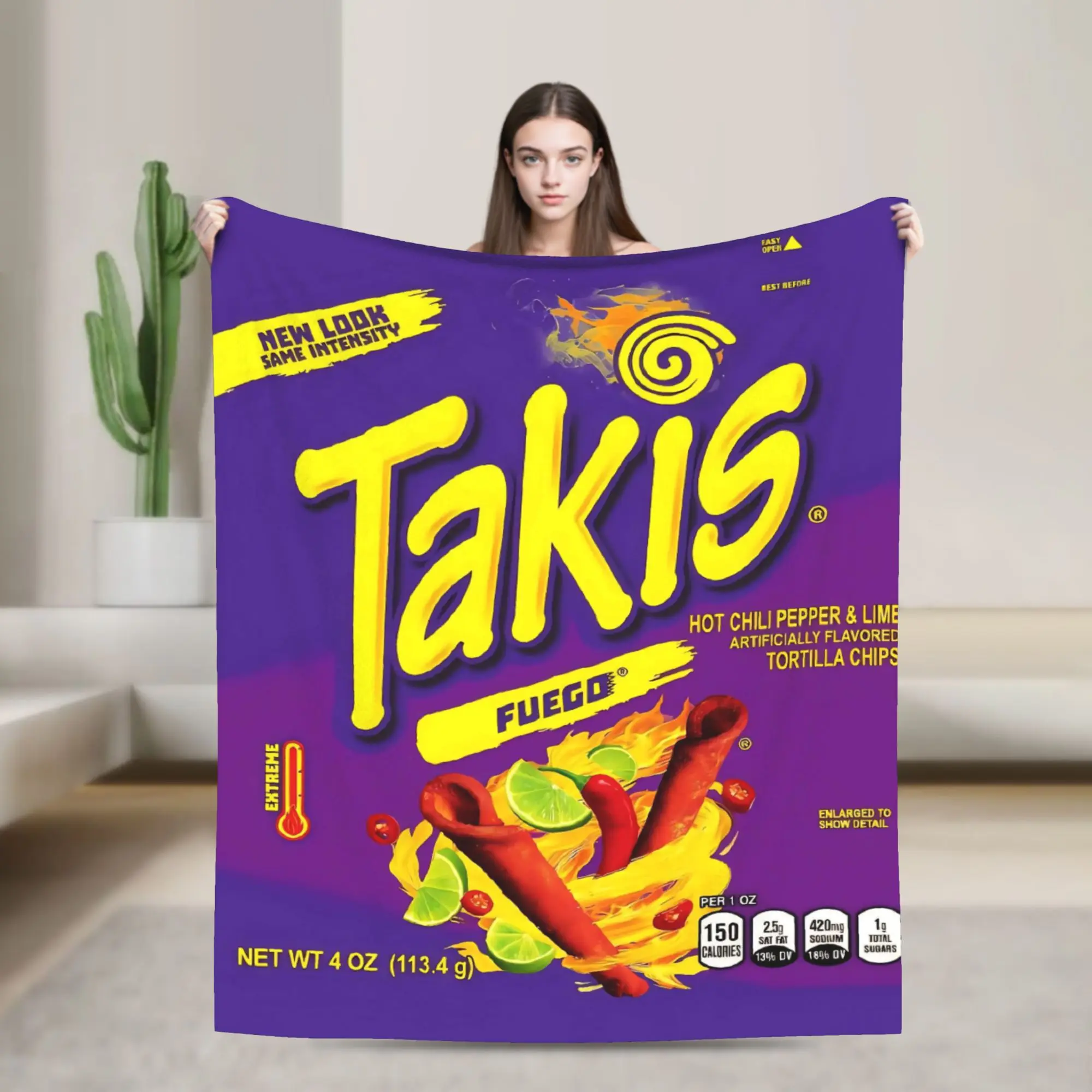 Vibrant T-Takis Chili Plush Blankets Students  Flannel Throw Blanket For Outdoor Warm Soft Design Bedspread Birthday Present