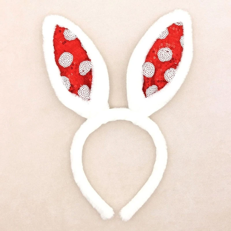 Pasen pluche konijnen oren hoofdenbanden zacht dieren oor haarband voor vrouwen meisjes konijn oren voor kostuum Halloween elke