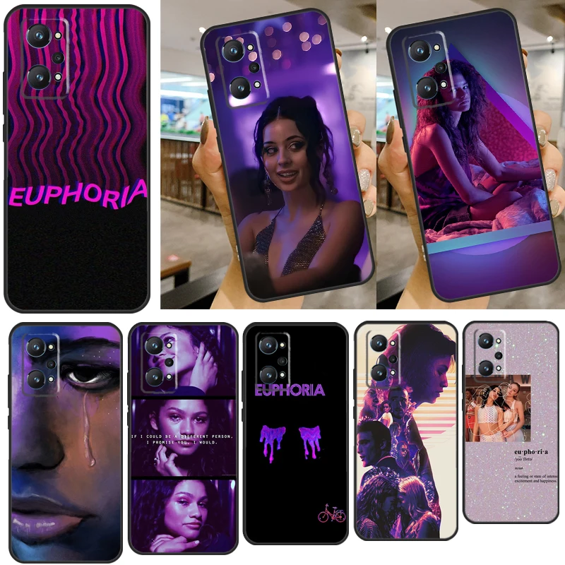 American TV Series Euphoria Luxury Case For Realme 8i 8 Pro GT Neo 2 Master C3 C21 Back Cover For OnePlus 9 Pro 8T 9R Nord2