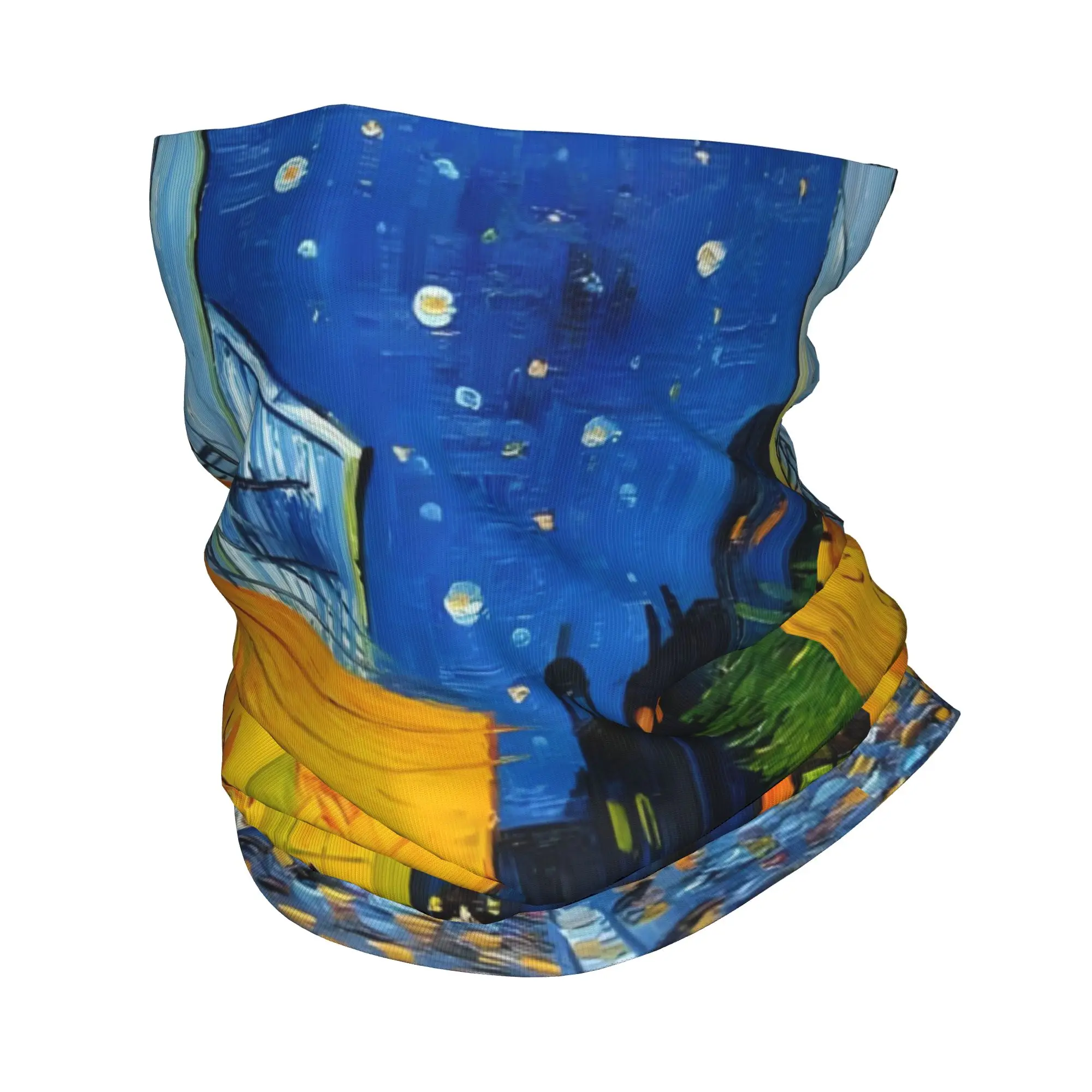 

Многофункциональный бафф-бандана с принтом Винсента Ван Гога (картина «Ночь в кафе») для лыжников, велосипедистов, мужчин и женщин, шарф-трансформер, балаклава-грелка