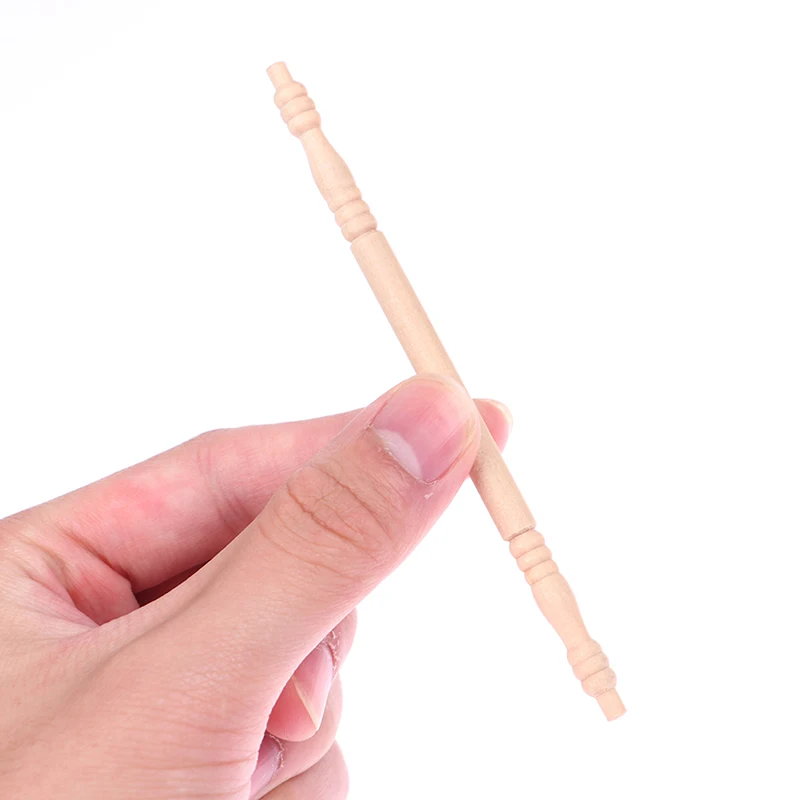 

Набор из 4 деревянных колонн/столбов для кукольного домика, 11,9 см, масштаб 1:12, аксессуары для декора мебели своими руками