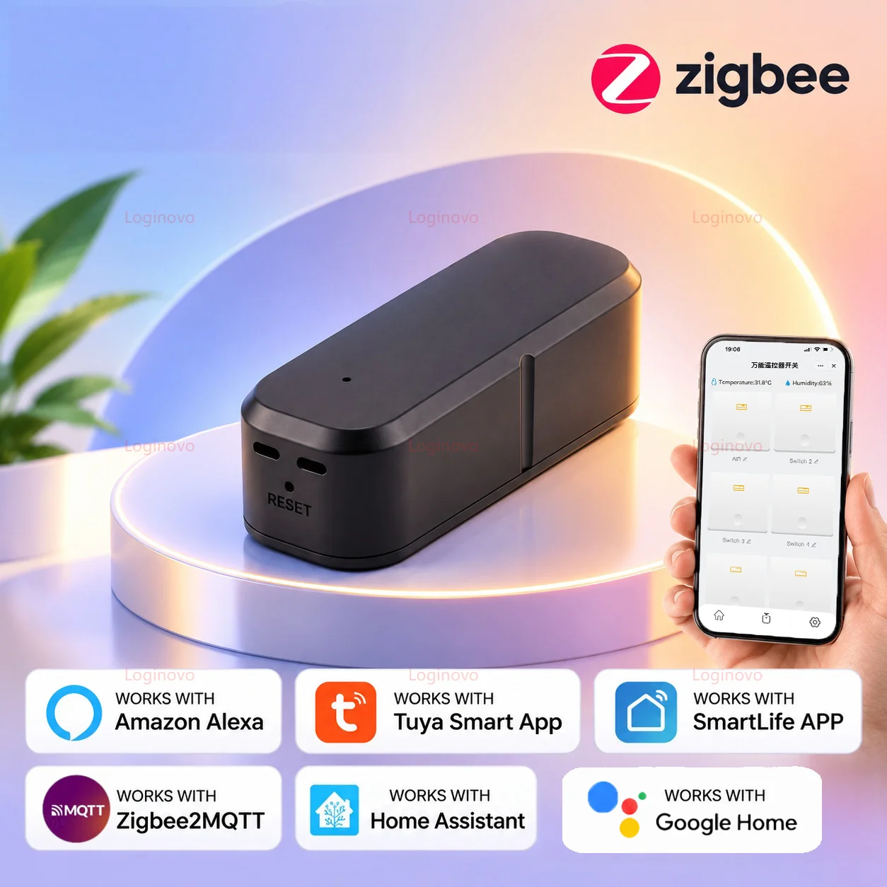 Tuya ZigBee Smart IR Remote Control Universal Infrared Remote Controller Smart Home TV DVD AC Control For Alexa Google 2MQTT
