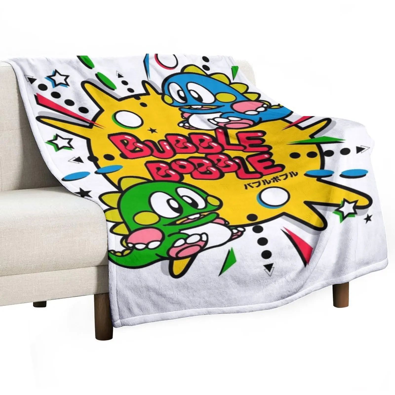 

Bubble Bobble Throw Blanket cosplay anime For Sofa Thin Soft Plaid Decoratives Blankets