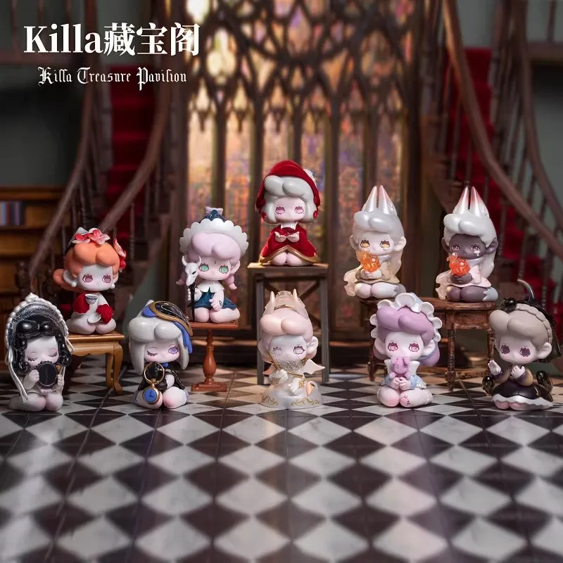 Killa Treasure Pavilion Serie Blind Box Spielzeug Erraten Tasche Mystery Box Nette Anime Figur Puppe Ornamente Sammlung Modell Mädchen Geschenk