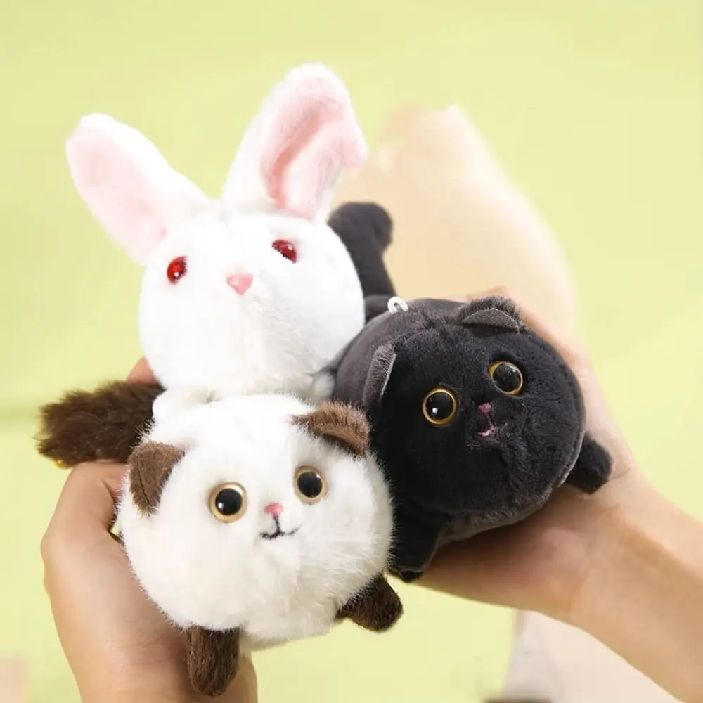 Plushies Wind-up Toy Plush Cat Decompression Toy Plush Keychain Backpack Pendant Simulation Kitten Shakes Tail Doll