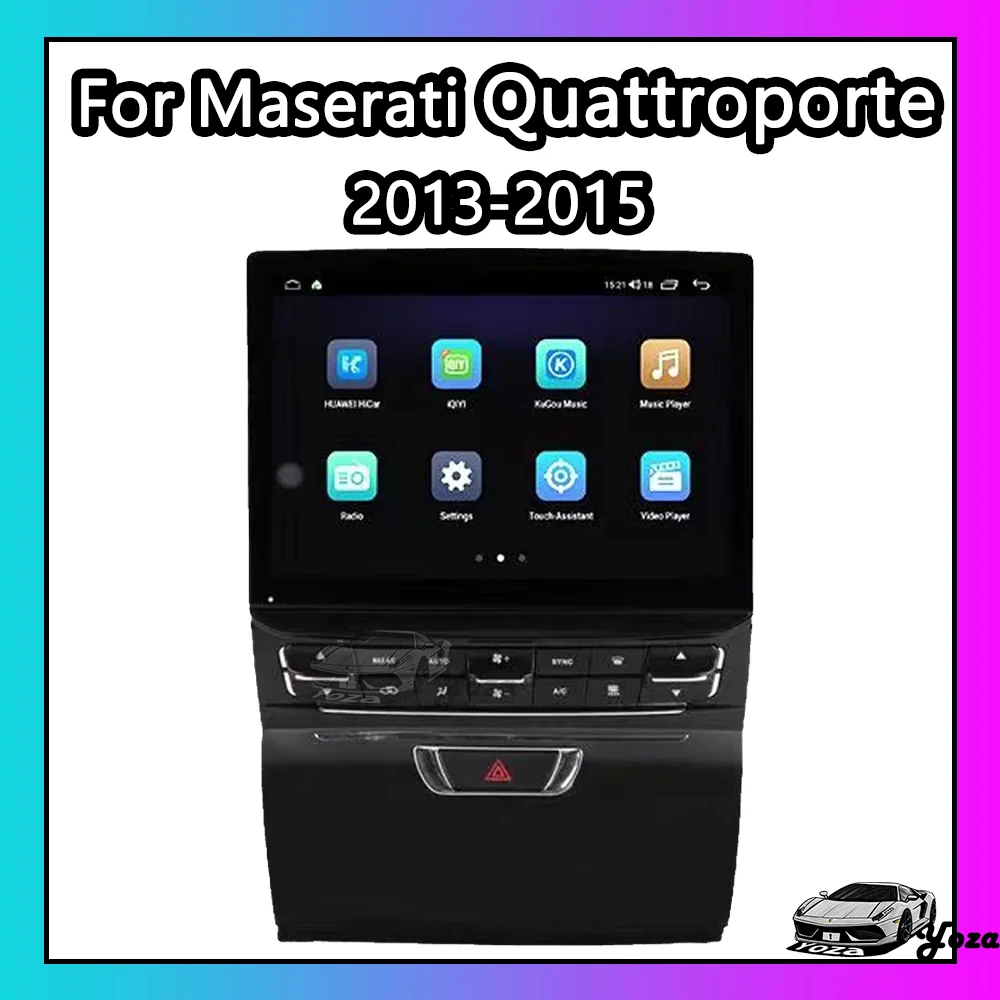 

Автомобильный радиоприемник Yoza Carplay для Maserati Quattroporte 2013-2015 Android11, сенсорный экран, мультимедийный плеер, GPS-навигация, стерео, Wi-Fi