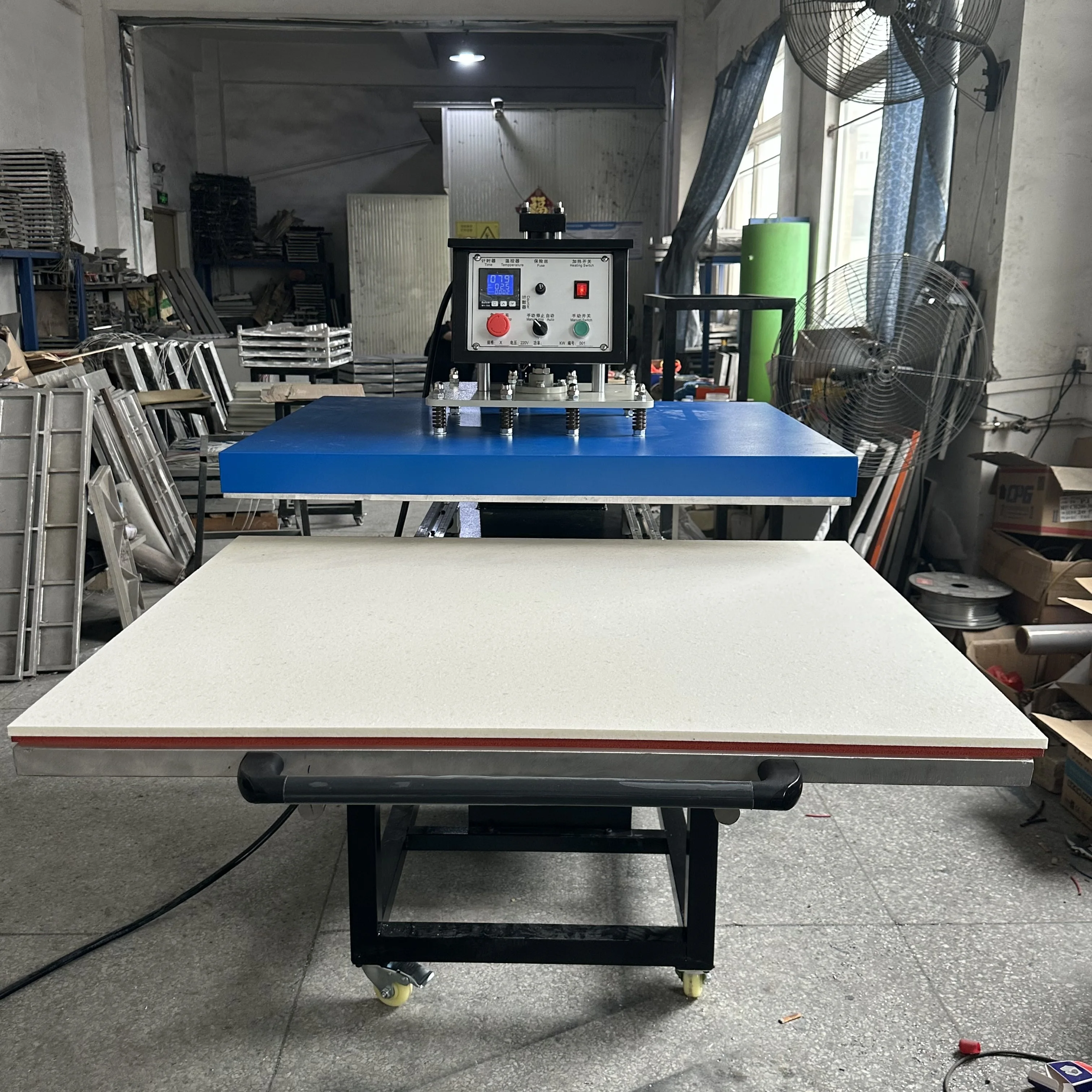 Factory Whole Sale Automatic Pneumatic Hydraulic Drawer 80X100 Heat Press Machine High Pressure For T-shirt And Printer