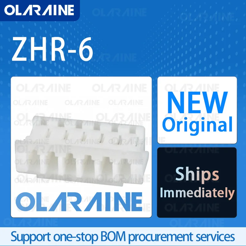 50/200/500Pcs ZHR-6 100% brand new and original IC chip Headers and wire housings