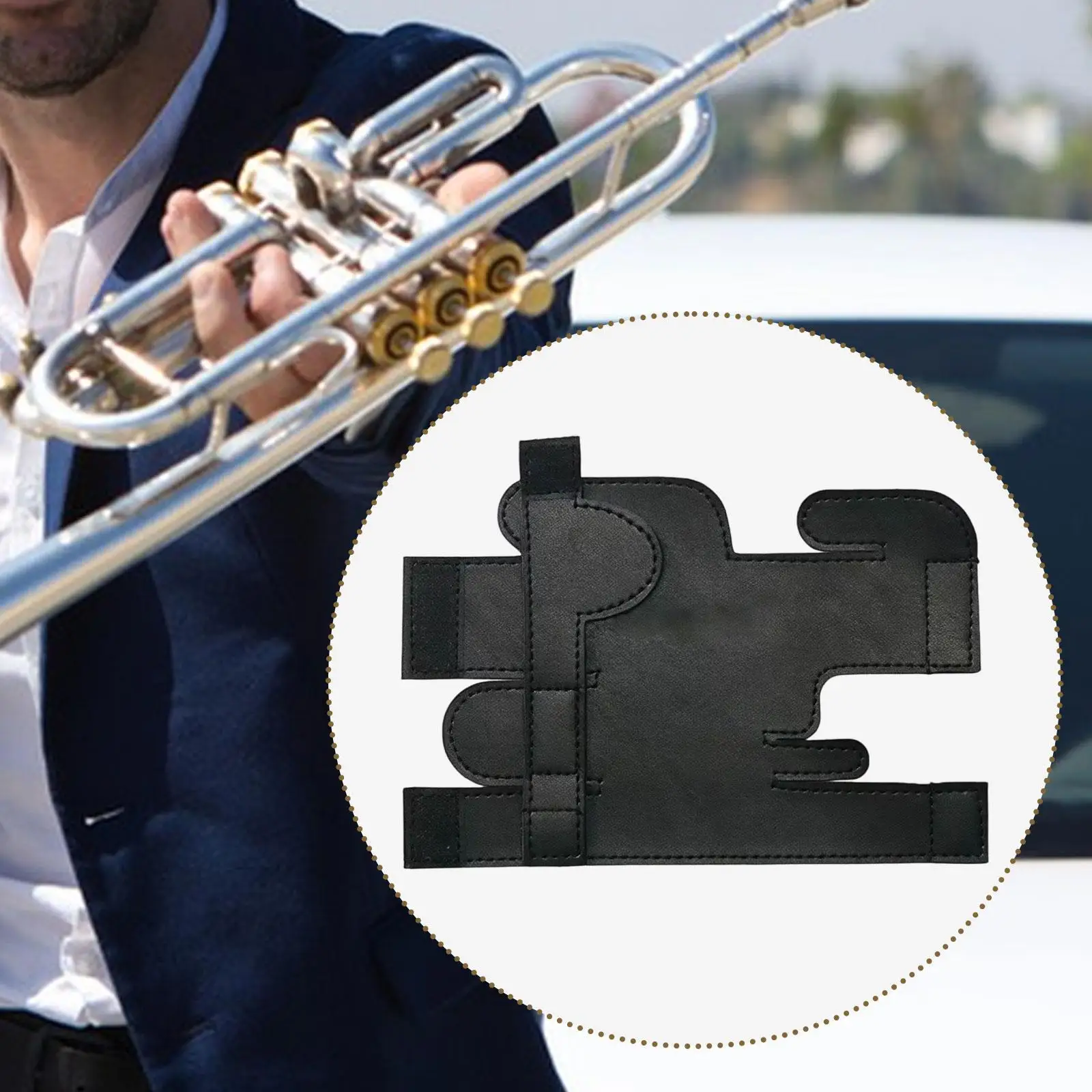 Trumpet Brass Wrap Improves Grip for BB Trumpets Protector Valve Sleeve Pouch Trumpet Protective Case Trumpet Valve Guard