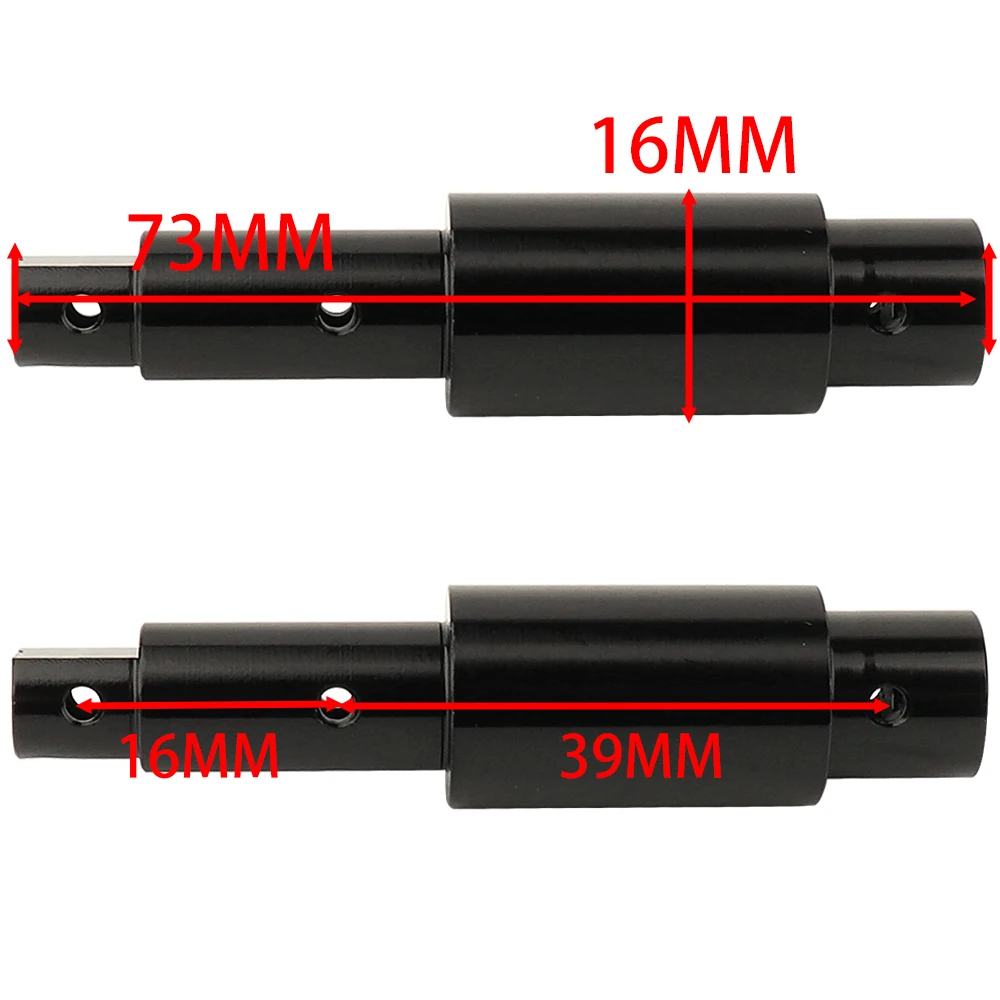 2Pcs Aluminum Rear Axle Tube For SCX10 Pro 1/10 RC Crawler Car Upgrade Replacement Parts, Fit RC Offroad Rock Crawler Model