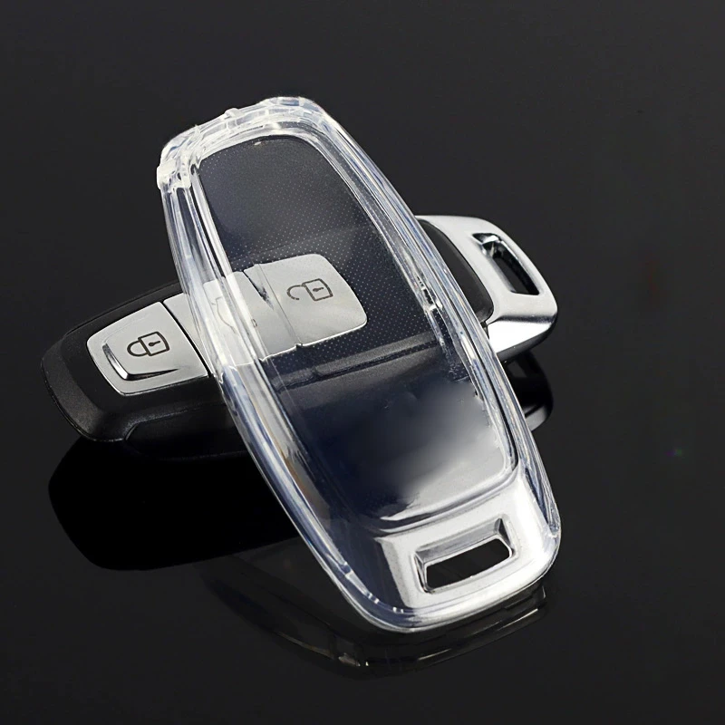 

Soft TPU Car Remote Key Cover Case For Audi A3 A4 B9 A6 C8 A7 S7 4K A8 D5 S8 Q7 Q8 SQ8 E-tron 2018 2019 2020 2021 Accessories