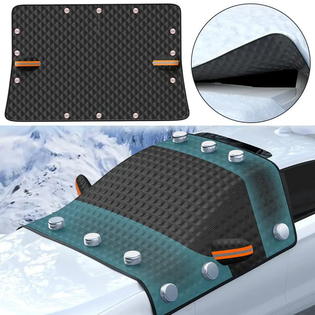 Magnetic Car Snow Ice Protector Window Windshield Sun Windshield Rear Block Front Visor Shade Auto Cover Accessories V6S7