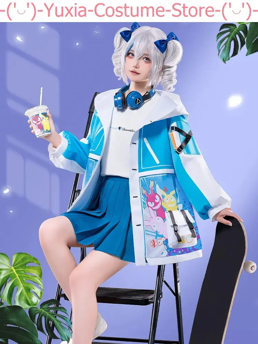 Honkai Impact 3rd Bronya Zaychik Summer Carnival Cosplay Costume, Cos Game Anime Party Uniform, Hmatte en Play Py Clothes