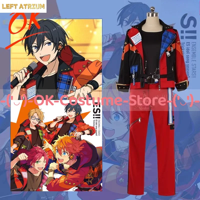 [Talla Personalizada] Disfraz de Cosplay de Ensemble Stars 2020 Trickstar BIGBANG Hidaka Hokuto Akehoshi Subaru Isara Mao Yuuki Makoto