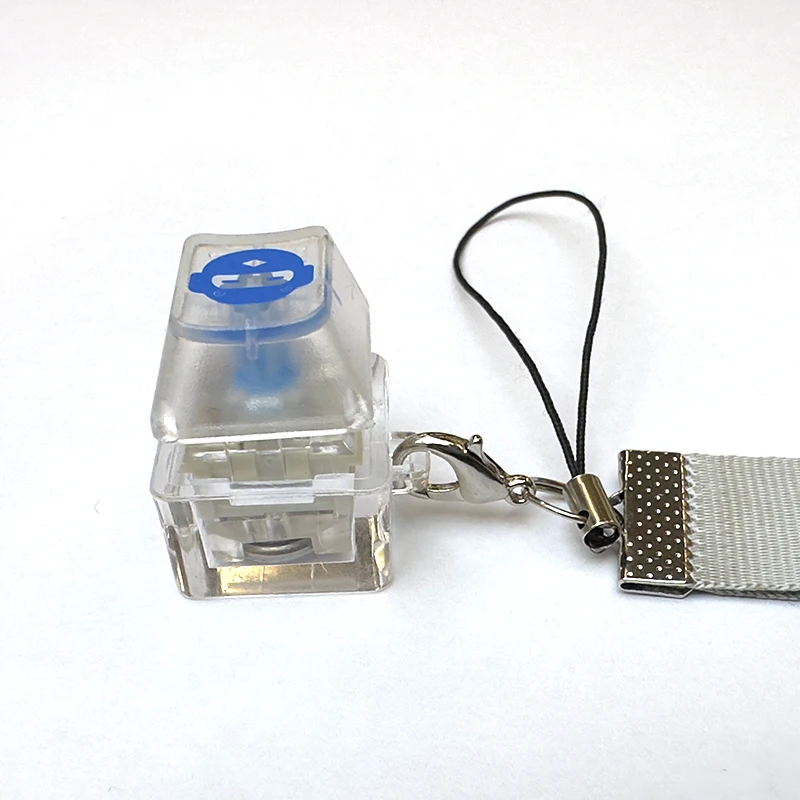 [Official]Game CSGO Creative Keycap Keychain Decompression Keycap Pendant Finger Toy Key Chain with LED Light Doujin Gifts