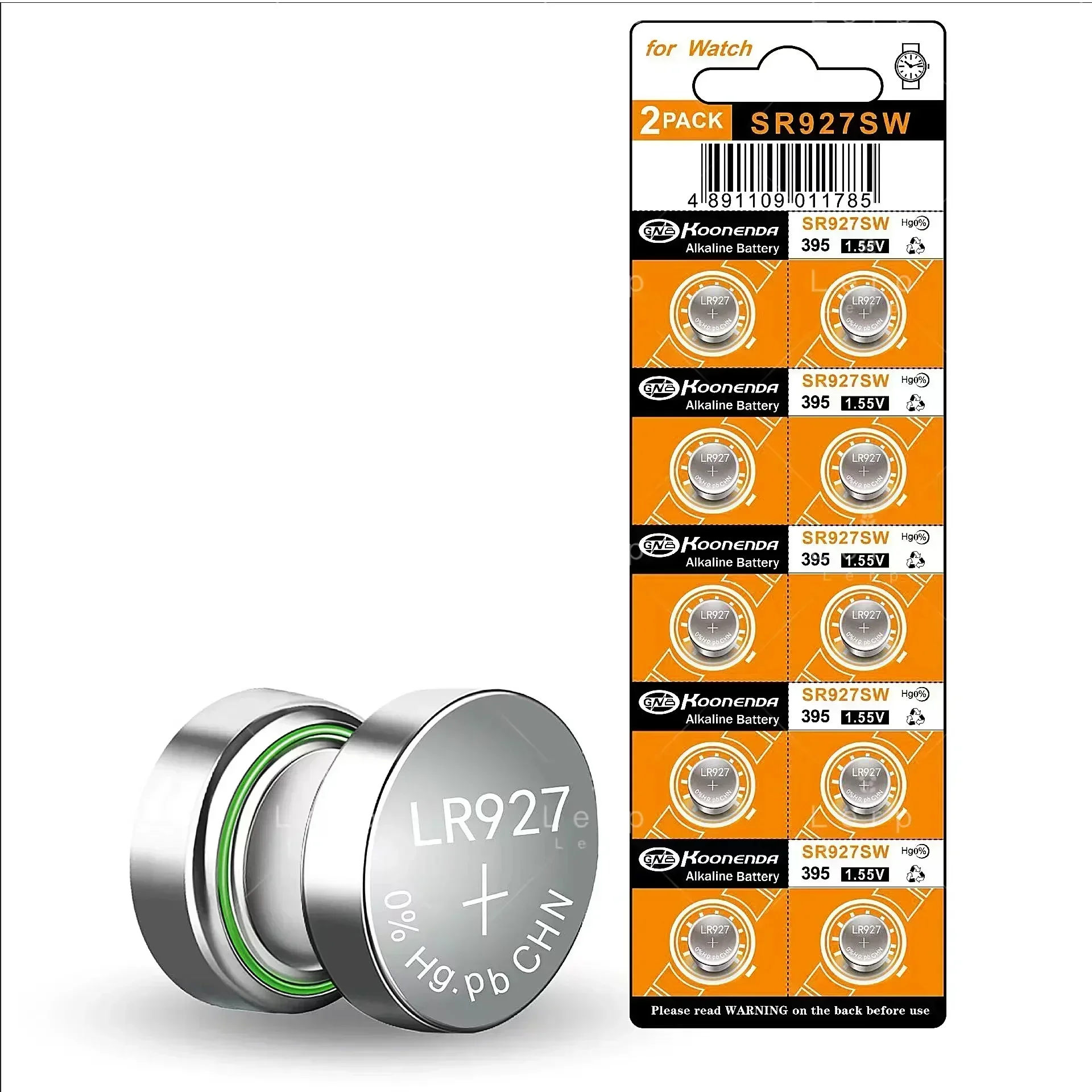 SR927SW 395 AG7 LR927 399 Button Battery 1.55V Watch Battery