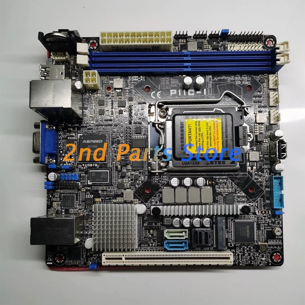 P11C-I Server Motherboard - Mini-ITX, C242 Chipset, LGA1200, 6 X SATA, 1 X PCIe, 1 X M.2