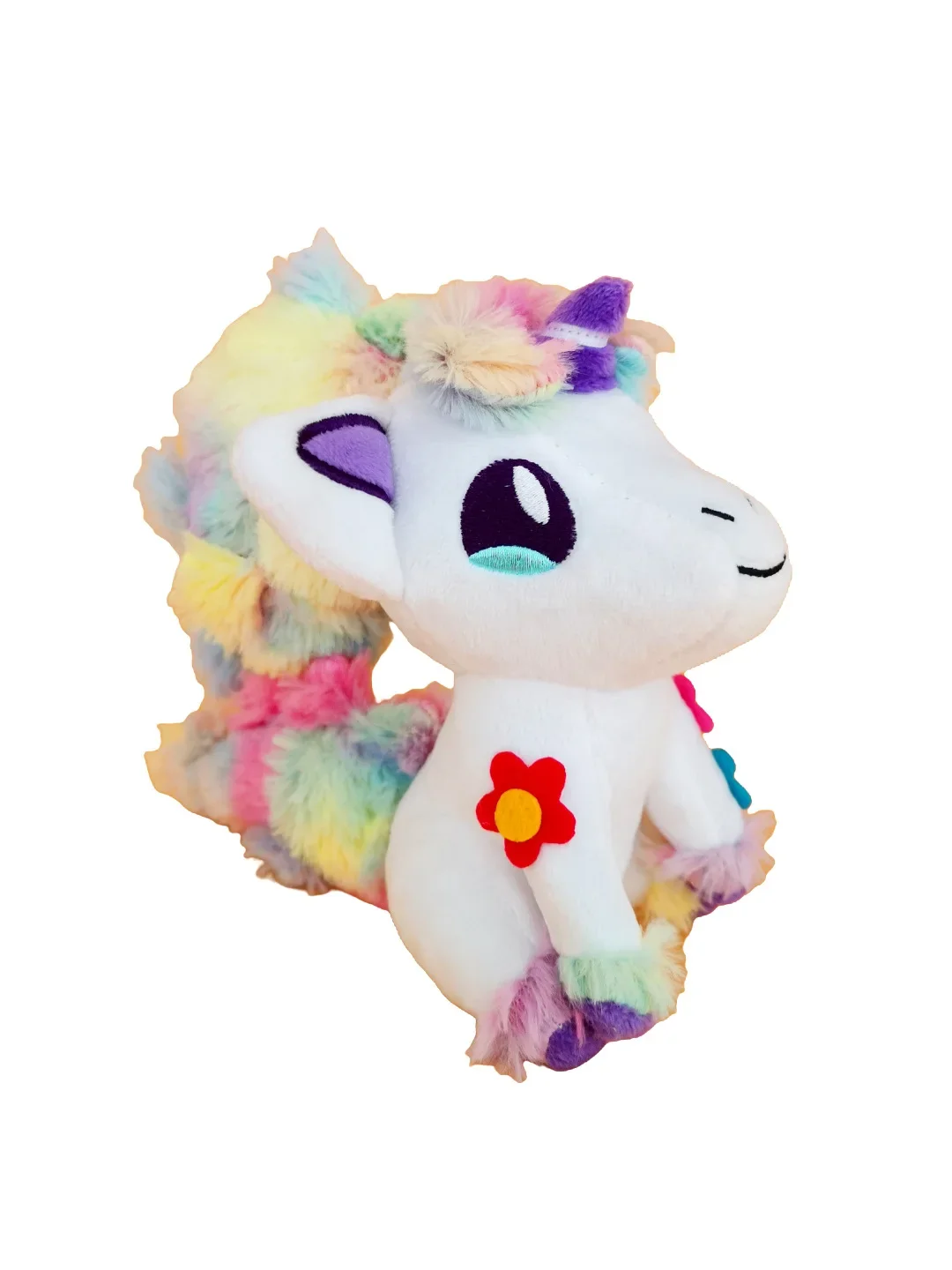 Juguete de peluche de Pokemon Rainbow Vulpix Scorbunny Sylveon Sword Shield, figura de Anime linda, regalo de peluche, 18-25cm, 10 piezas por lote