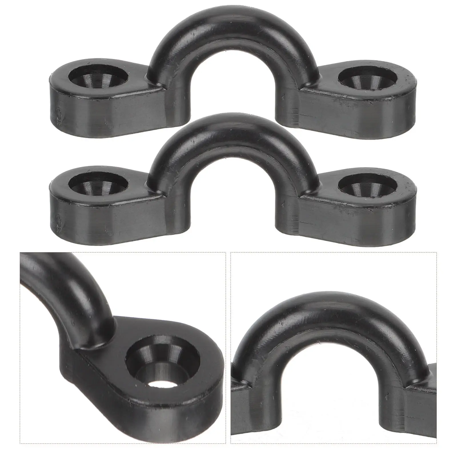 10Pcs Kayak Pad Eye Deck Tie Down Loops Nylon Rigging Kit Boat Replacement Parts Kayak Anchor Hooks Tie Down Pad Eye