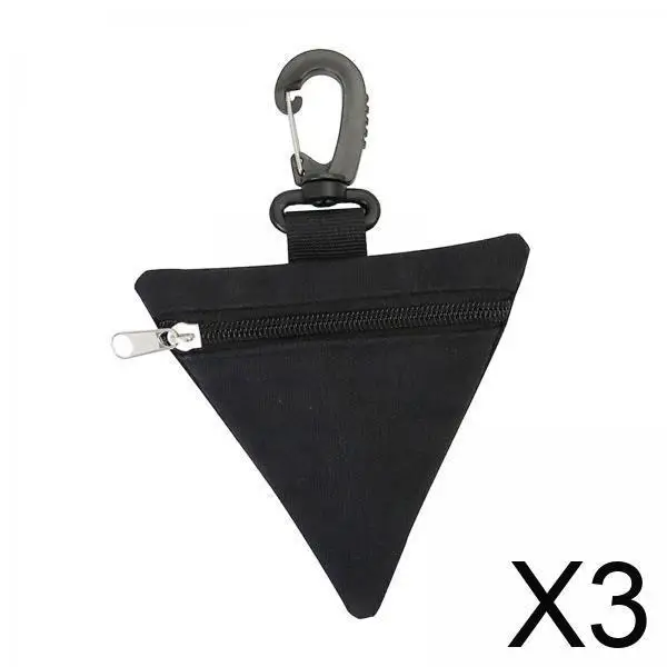 

Triangle Molle Pouch Purse Canvas Bag Zipper Utility Wallet Tool Storage for Outdoor Travel Camping