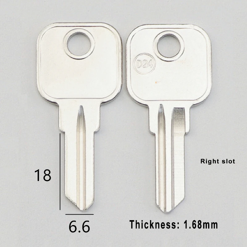 10pcs/lot D24 for mailbox, drawer lock, cabinet lock key blanks