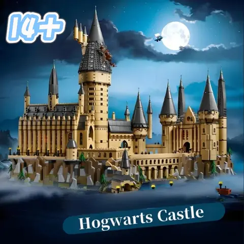 MINISO 6020pcs FIT 71043 Popular Movie Magic School Castle Building Blcoks Model Bricks Toys Christmas Birthday Gifts Home Decor