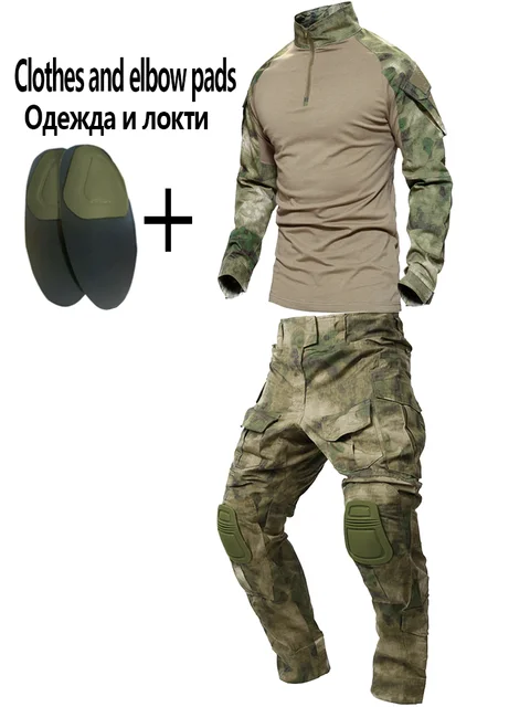 NONE Military Uniform Tactical Multicam Suit 8