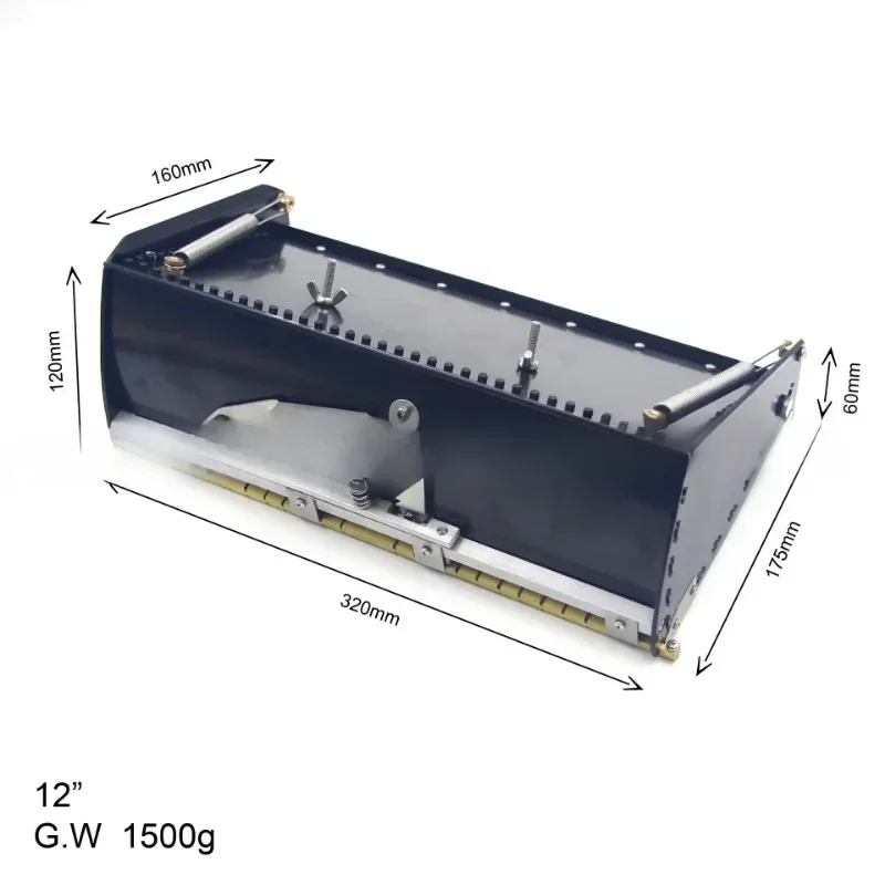 8inch Drywall Flat Finishing Box Compact Wall Plastering Scraper Lightweight