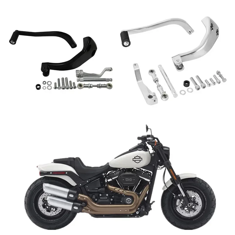 

Для Harley Sport Glide Fat Bob 114 FLSB FXFB FXFBS 2018-2022 Запчасти для мотоциклов, аксессуары, центральный комплект управления, боковой комплект переключения передач