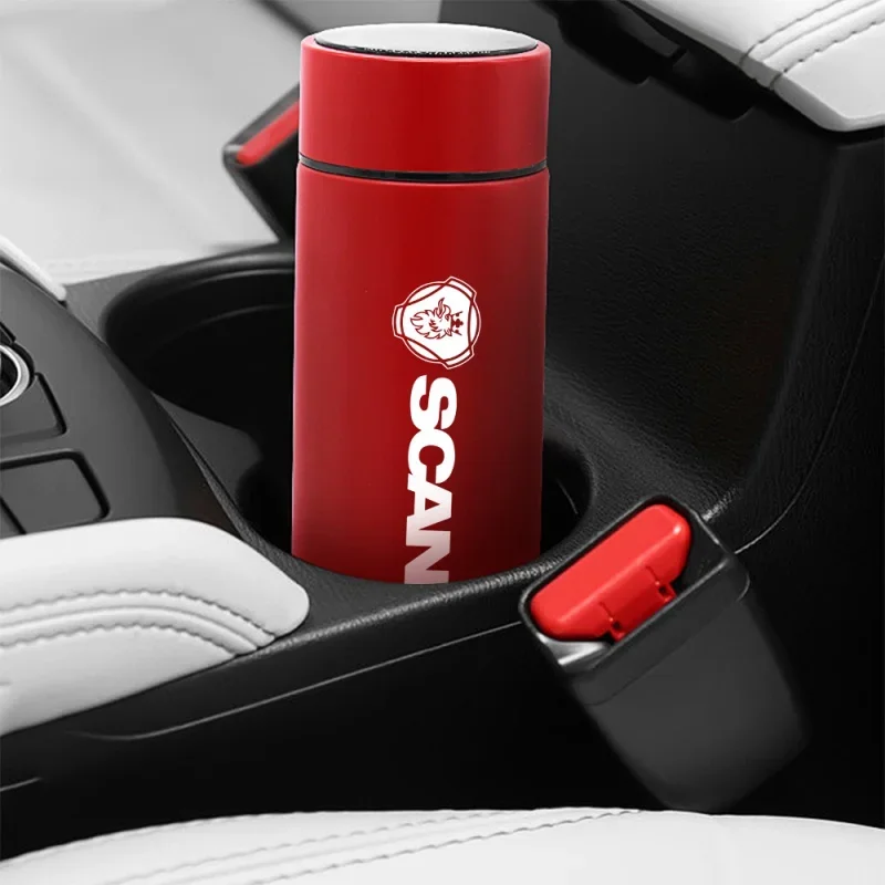 Display Water Bottle Travel Sport Cup For Scania K250 K280 K310 K320 K490 SERIE G P S SerieX Turbo 500ML Intelligent Thermos