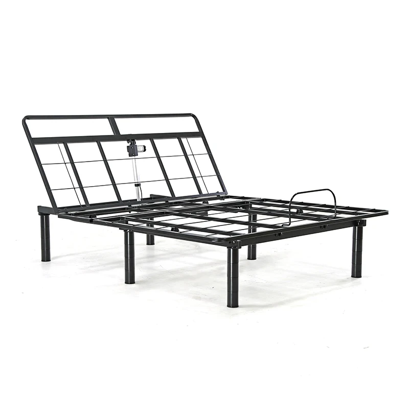 TM01 NA UPS Shipping Standard Metal Mesh Electric Adjustable Bed Frame Metal Head Up Adjustable Frame