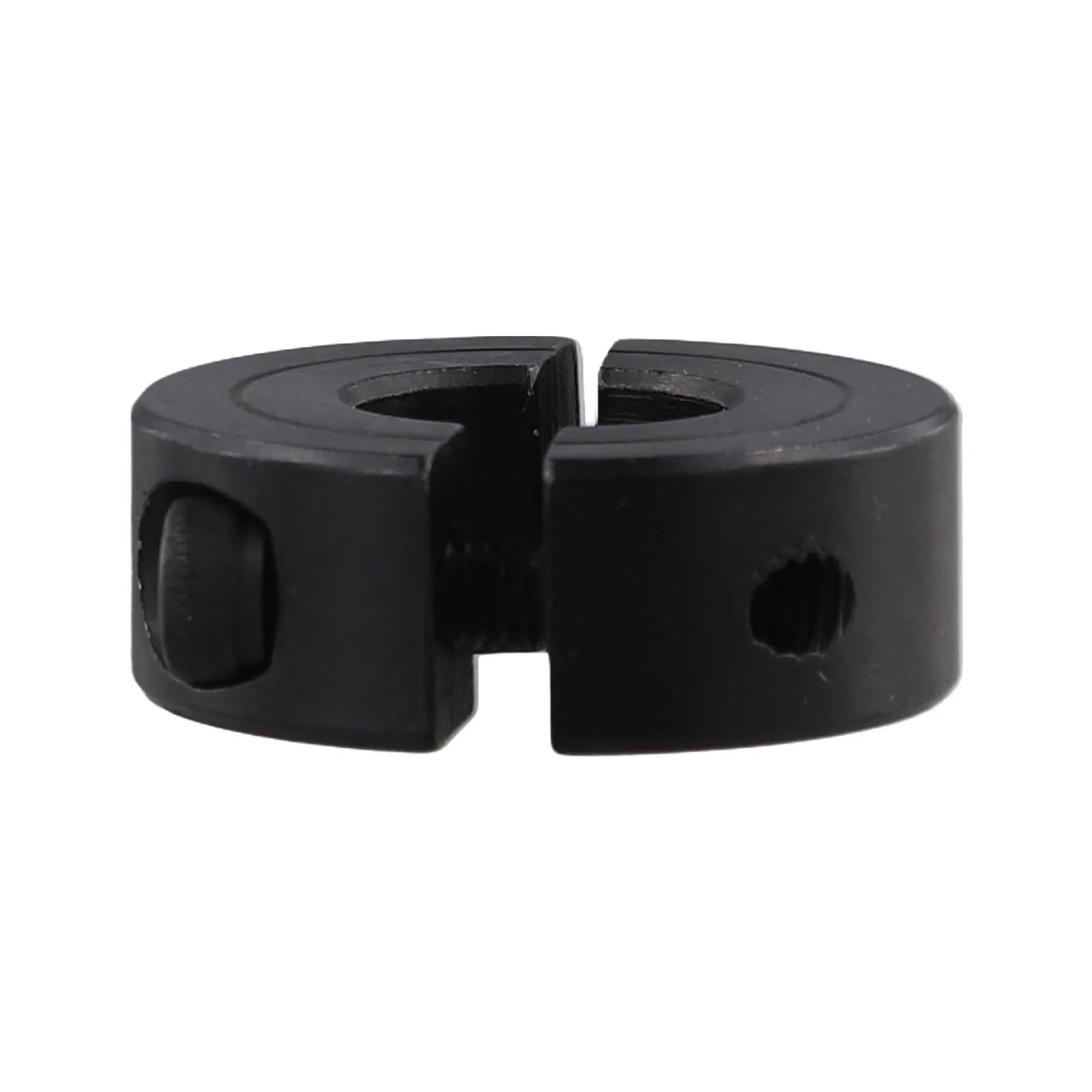 Black Oxide Oiled Steel Split Retaining Ring Set Dual Piece Collar Design for Reliable Shaft Engagement Without Damage