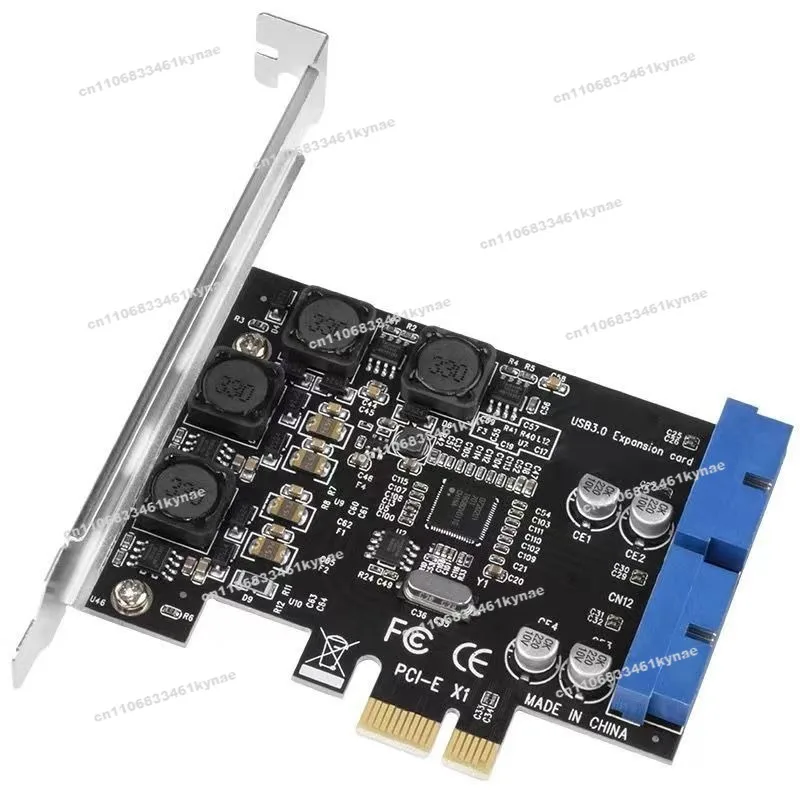 Suitable for Desktop USB 3.0 Expansion Card Front PCI-e To USB3.0 Front 19/20PIN Interface Adapter Card