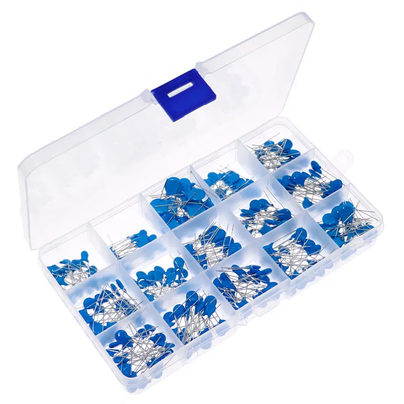 300Pcs 15Value 1KV 2KV 3KV High Voltage Ceramic Capacitors Assortmen Kit 102 222 103 223 471 681 102 152 332 101 221 222 472 103