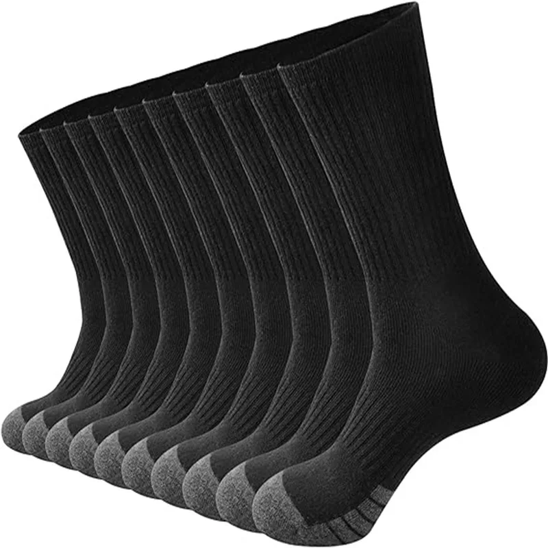 Large men's socks, foreign trade cotton socks, long tube wholesale, sports socks, white autumn and winter men's long socks image 3