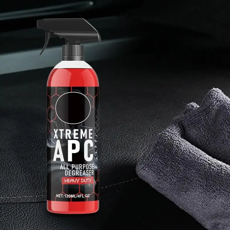 Car Foam Cleaner For Leather 120ml Leather Seat Foam Cleaner Spray Powerful Leather Clean Remover Spray Car Wash For Leather