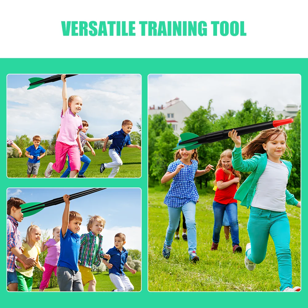 Javelin d'entraînement en ABS souple pour enfants, 2 pièces, compétition scolaire, jouet de Javelin pour le sport, équipement de pratique de lancer