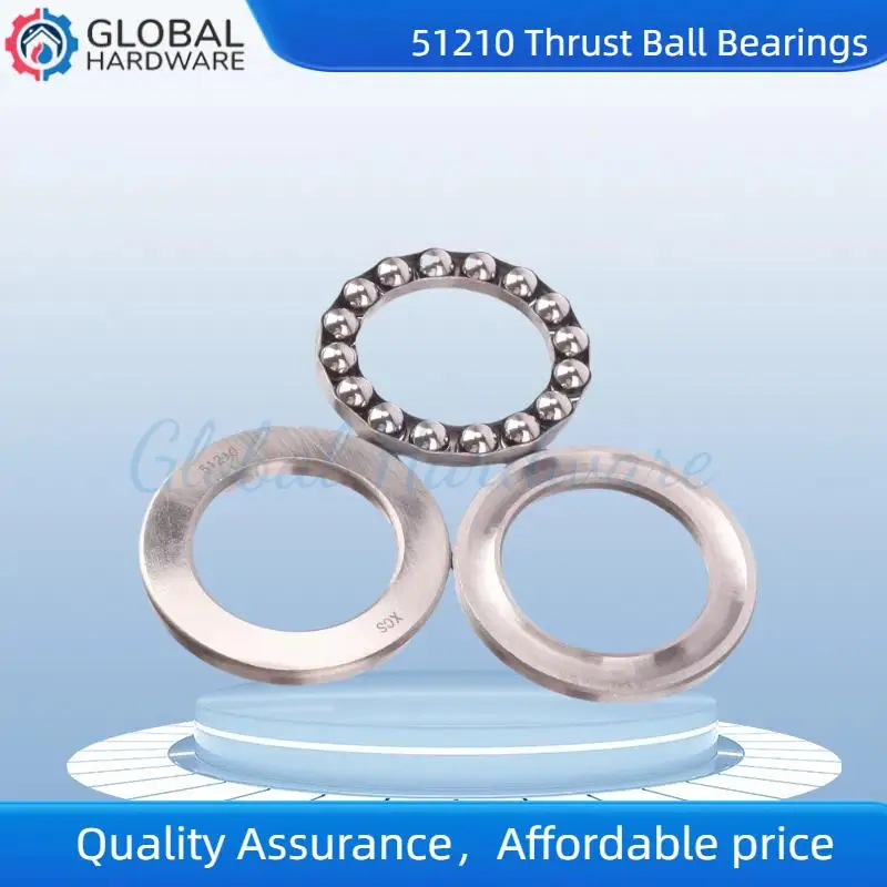 

51210 Упорные шарикоподшипники Радиальный шарикоподшипник для подшипников генератора, обуви для скейтбординга Упорный шарикоподшипник 51210