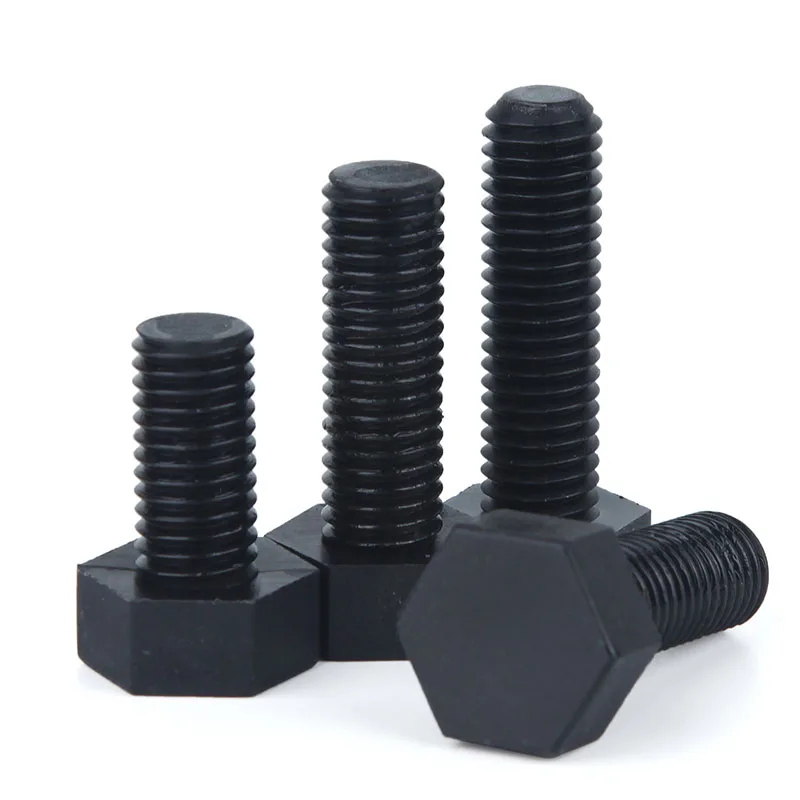 White Black Nylon External Hexagonal Screw Bolt M3 M4 M5 M6 M8 M10 M12 Metric Threaded Plastic Insulated Hex Head Screws Bolts