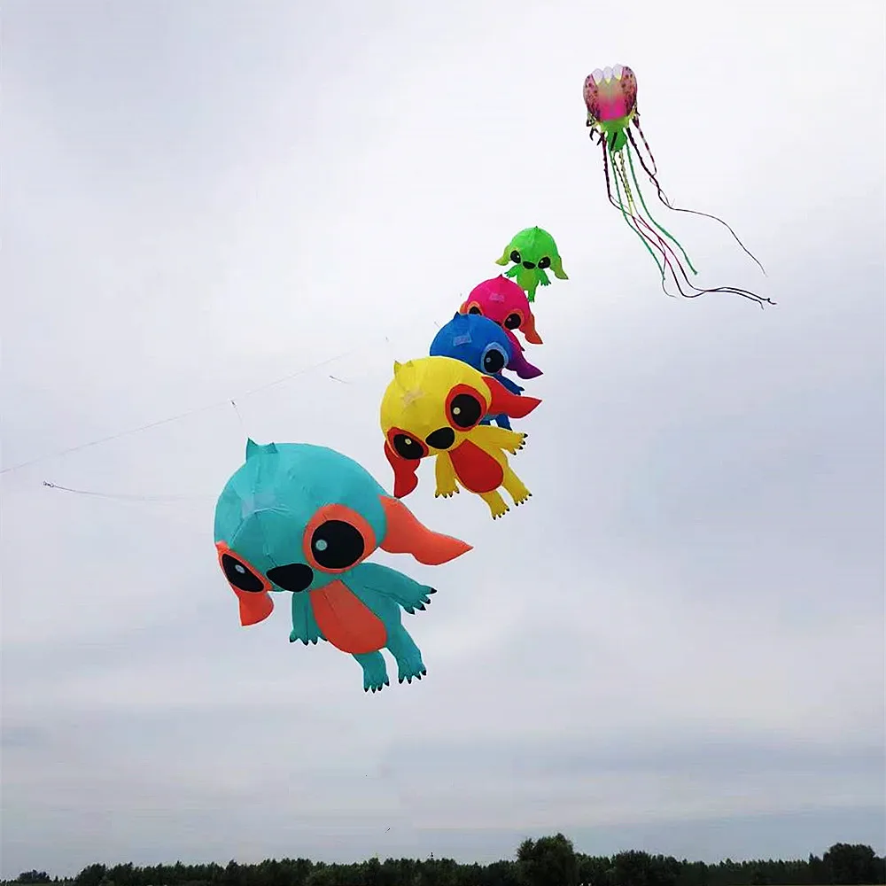 

Outdoor Display 3.5m Cartoon Kite Line Laundry – Soft Inflatable Nylon Show Kite for Adults
